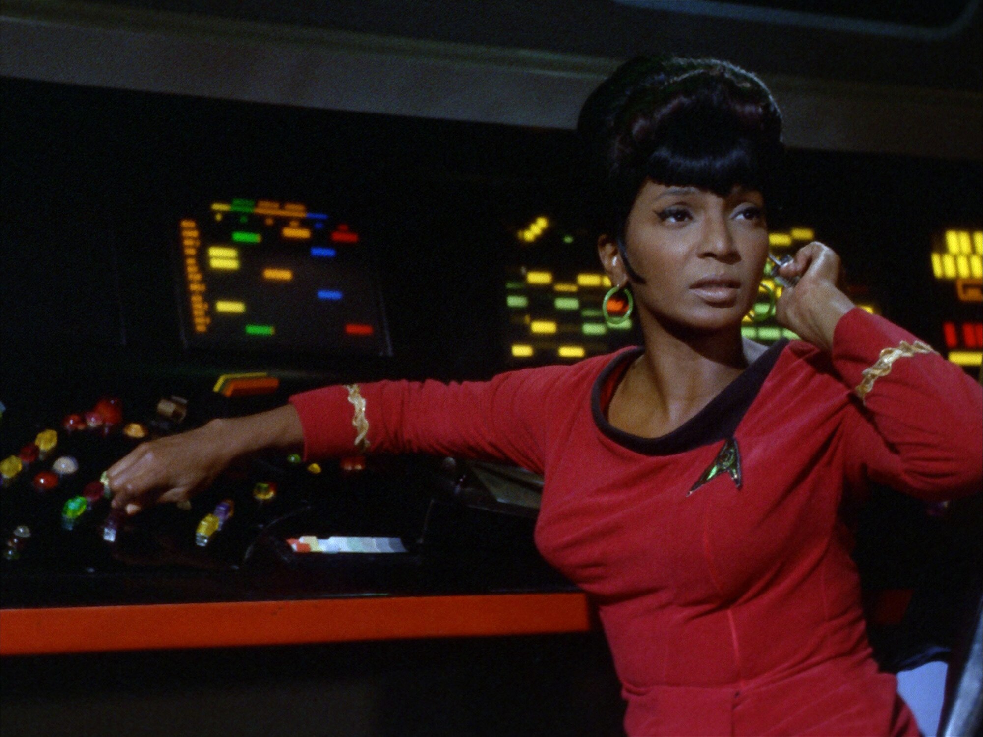 Nichelle Nichols as Lt. Uhura on the original Star Trek did much to recruit African-Americans into the NASA space program