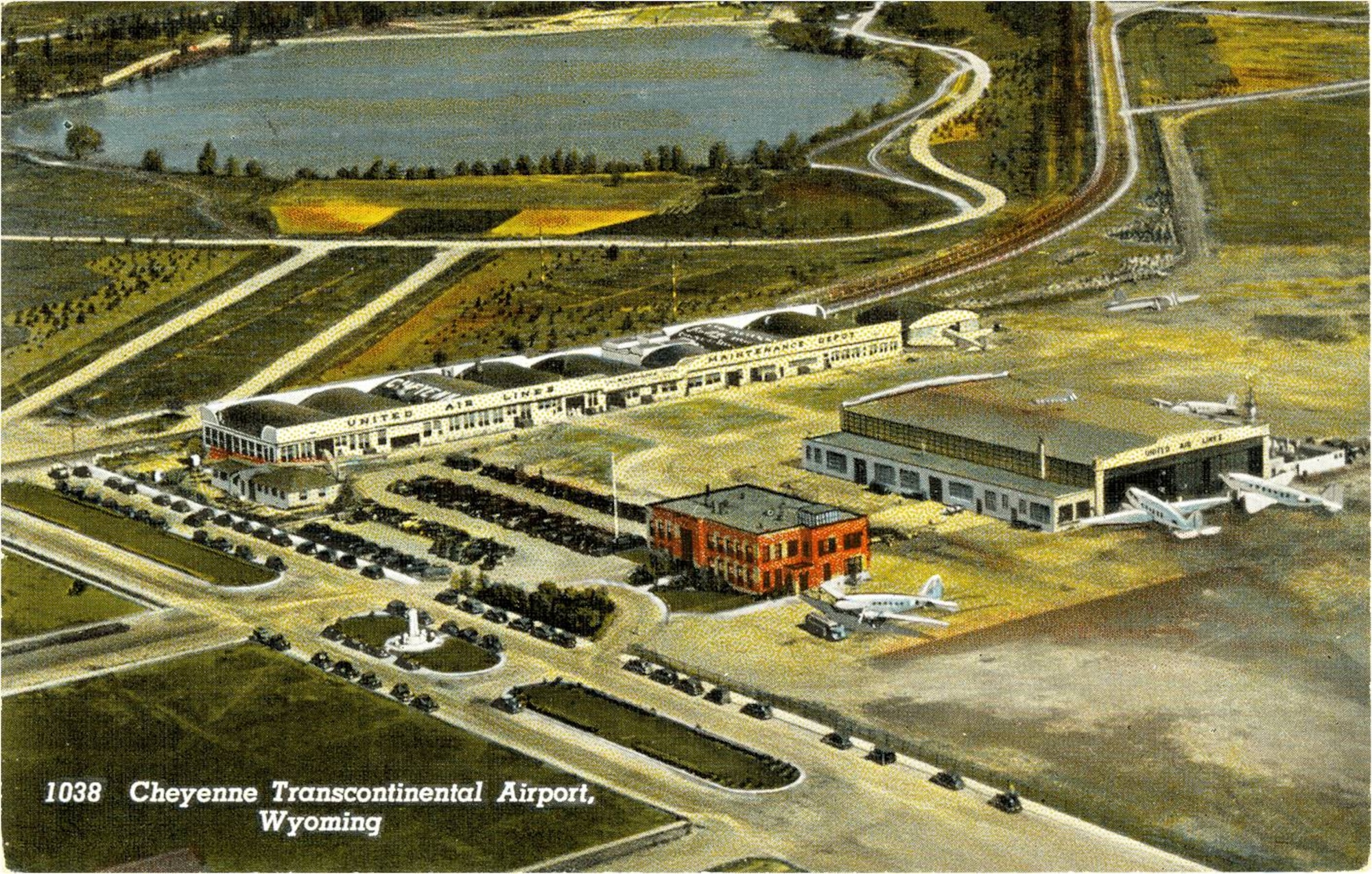 1038 - Cheyenne Transcontinental Airport, Wyoming (Image courtesty of Wyoming State Archives)