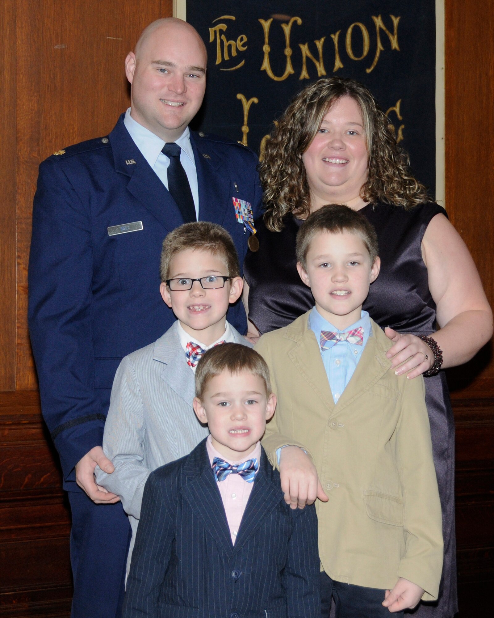On Feb. 25, the Pa. National Guard and the Octavius V. Catto Society re-establish a tribute to one of Philadelphia’s citizen soldiers, with a ceremony hosted by the Union League of Philadelphia. Air National Guard Chaplain Maj. Jonathan Bell, 171st Air Refueling Wing, and Army 1st Sgt. Kevin Bittenbender, 55th Brigade Special Troops Battalion, Alpha Company, were selected as this year’s recipients of the award. Photo by Army Sgt. Matt Jones.
