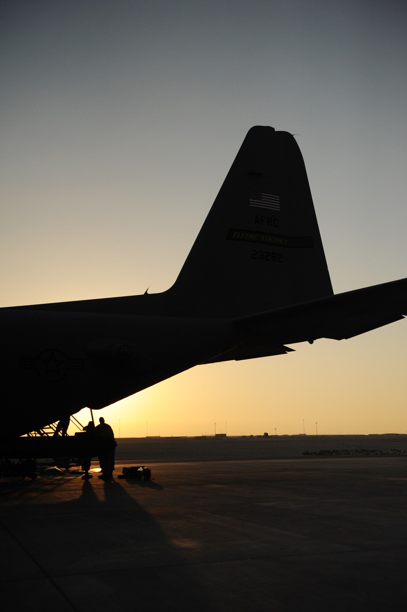 SOUTHWEST ASIA – Airmen from the 746th Expeditionary Aircraft Maintenance Unit work on a C-130H3 Hercules during a home station check here Feb. 28, 2012. The Airmen work on the aircraft 24-hours a day during home station checks to get the C-130 back into an operational status as soon as possible. C-130s are able to land on both standard and substandard runways, and can also take off in relatively short distances, which makes it useful for specialized missions. (U.S. Air Force photo/Staff Sgt. Nathanael Callon)