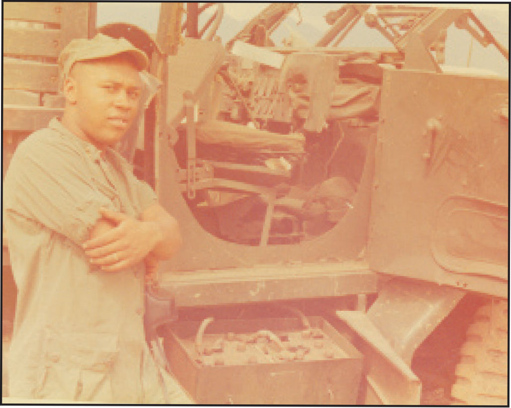 Frank Marlowe poses for a photo while in Vietnam.