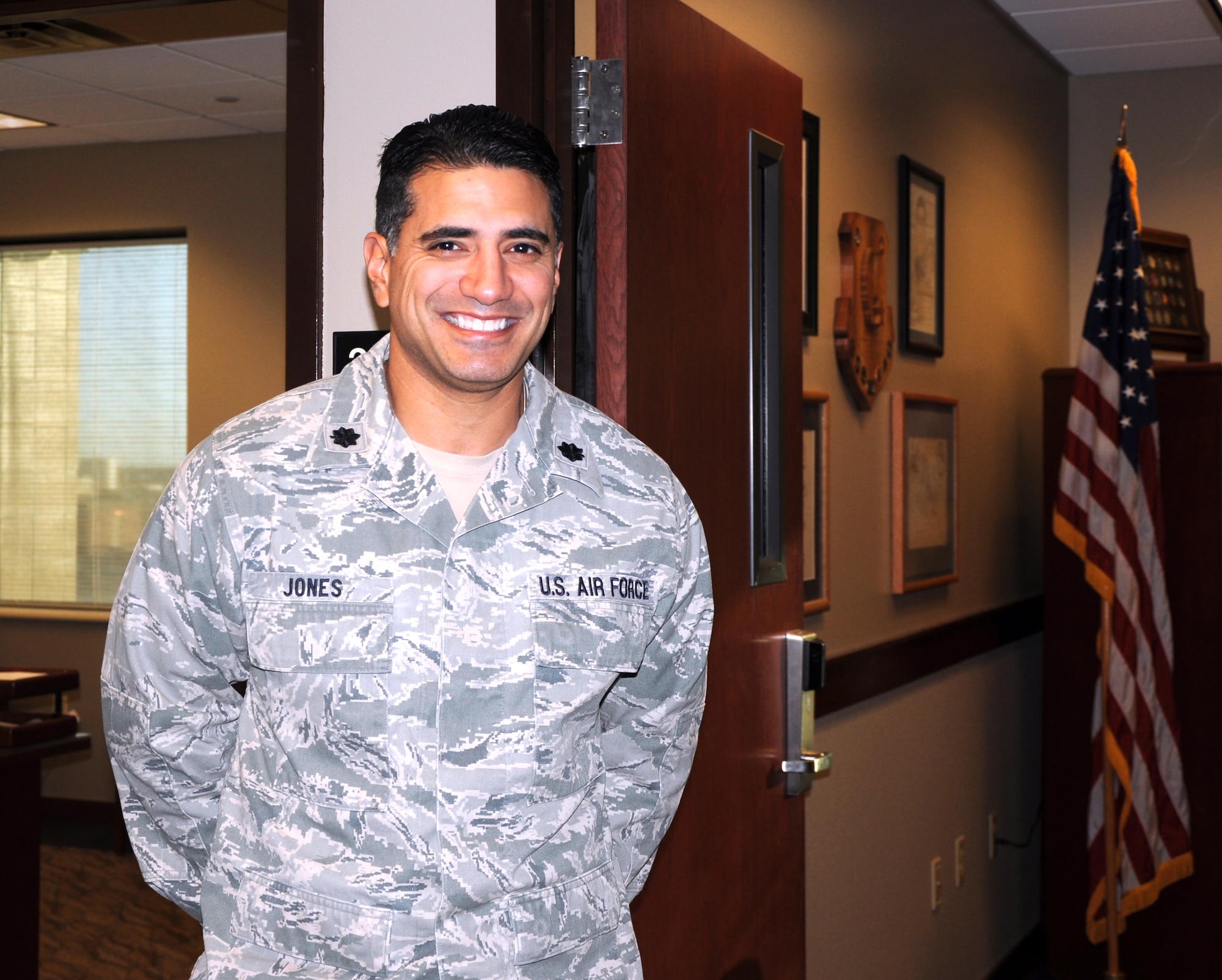 Lt. Col. Michael Jones, 17th Logistics Readiness Squadron Commander, said his resolution is to  reach his aspired wiehgt class and participate in the Air Force Powerlifting Competition in March. 

