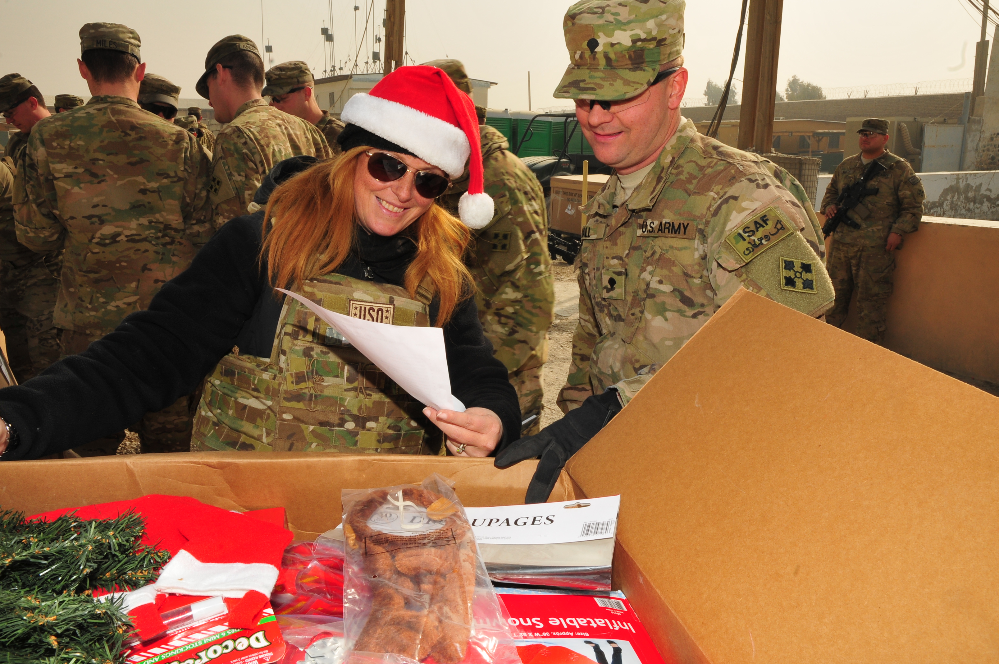 Uso Partners With Task Force Resolute To Bring Holiday Gifts To