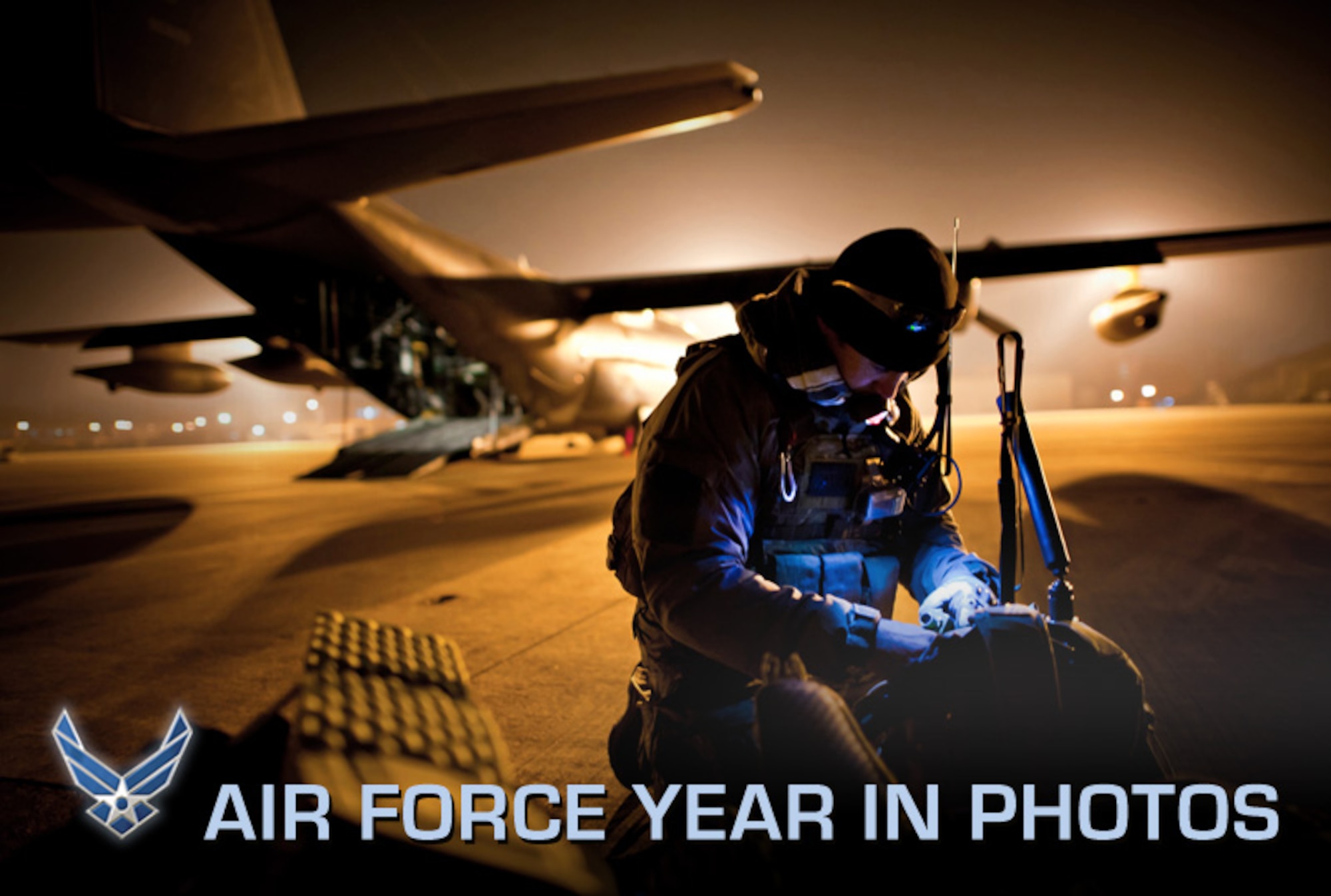 Tech. Sgt. Ray Decker prepares his rucksack prior to boarding an MC-130P Combat Shadow on March 16, 2011, at Yokota Air Base, Japan. Decker is from the 320th Special Tactics Squadron at Kadena AB, Japan. (U.S. Air Force photo/Staff Sgt. Samuel Morse)