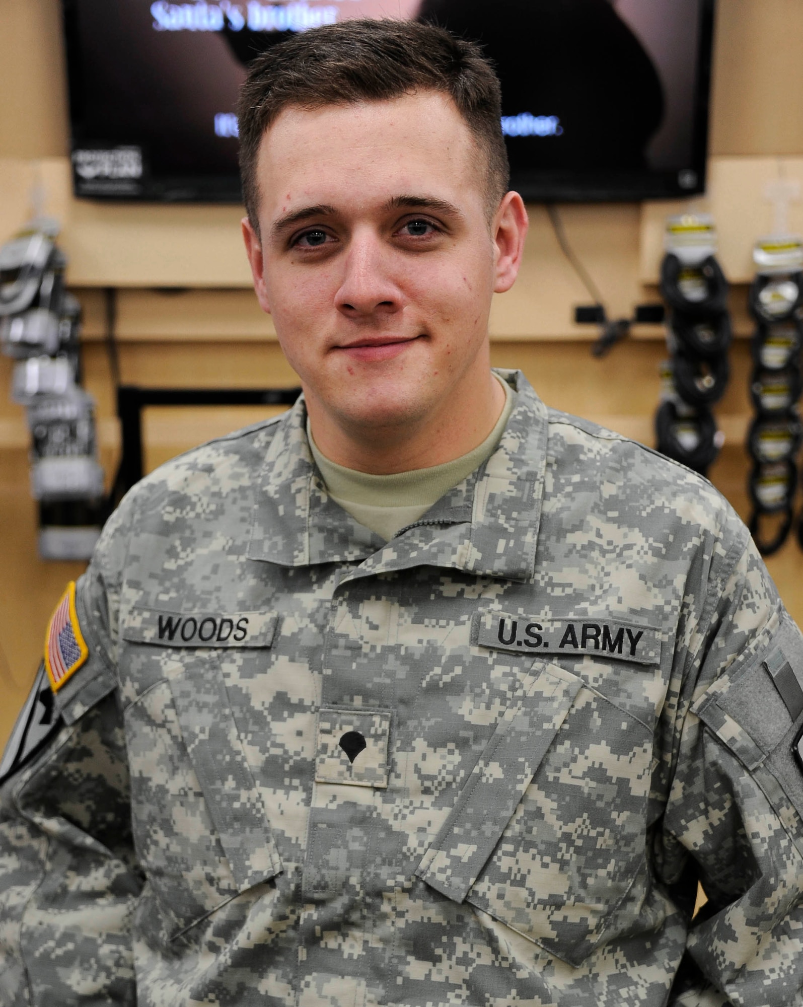 Spc. Adam Woods, 105th Military Police Brigade military policeman
“I want to successfully reintegrate back into my home town and into my family after returning from my deployment.”
