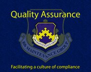 The quality assurance flight, or QA, contributes to the Wolf Pack's mission at Kunsan Air Base, Republic of Korea, by evaluating the quality and accuracy of all maintenance performed by flightline and back shop personnel, and by ensuring the facilities are in inspection order at all times. (U.S. Air Force graphic by Senior Airman Benjamin Stratton)