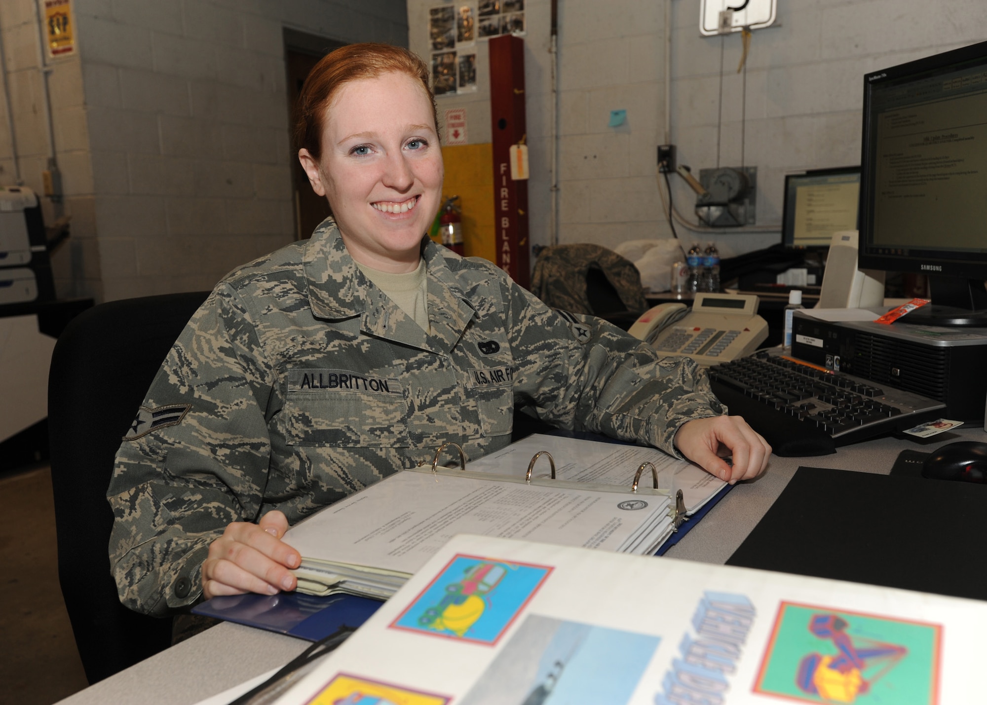 Airman 1st Class Nicole Allbritton, Airman of the Week Jan. 13, 2012. 