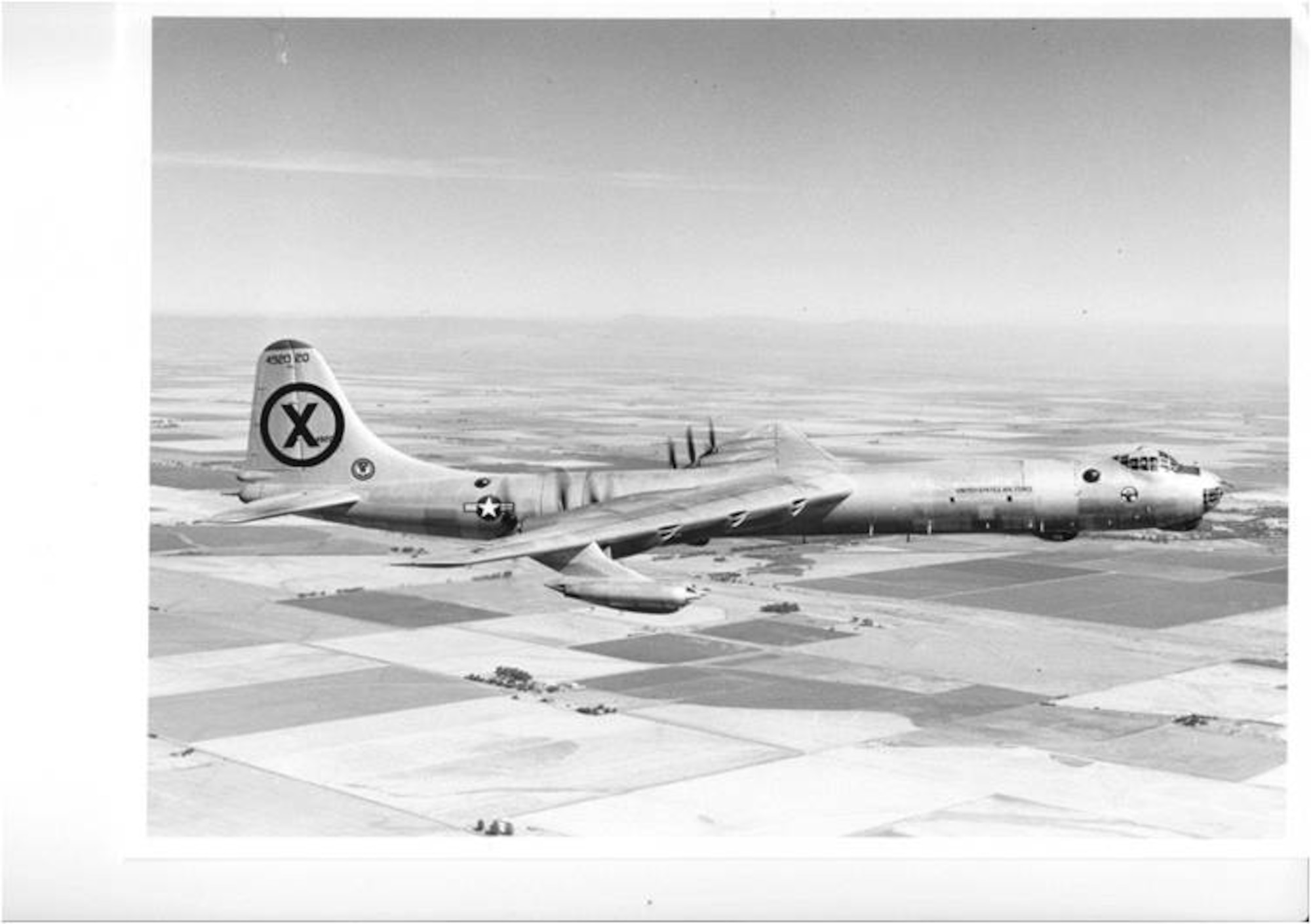 An RB-36D is shown in flight. (U.S. Air Force photo)