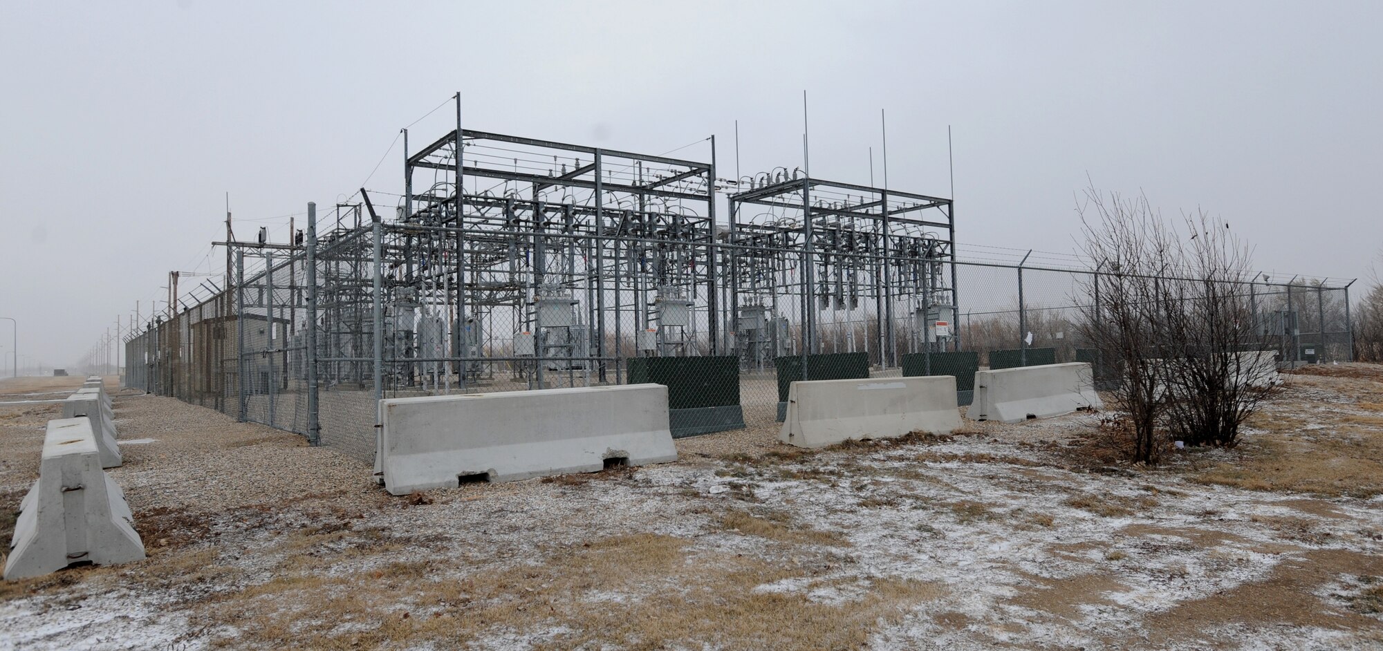MINOT AIR FORCE BASE, N.D. --  The management of the base's electrical distribution infrastructure is slated to be privatized in late spring of 2012. Verendrye Electric Cooperative, Inc. based in Velva, N.D., was recently selected as the managing company, having signed a contract to assume responsibility for the maintenance, repair, and replacement of the base's electrical infrastructure over the next 50 years. (U.S. Air Force photo/Senior Airman Jose L. Hernandez)


