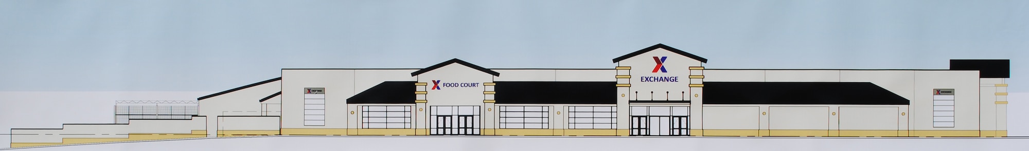 An artist’s rendering of the new Exchange mall, scheduled to open in the spring of 2013.