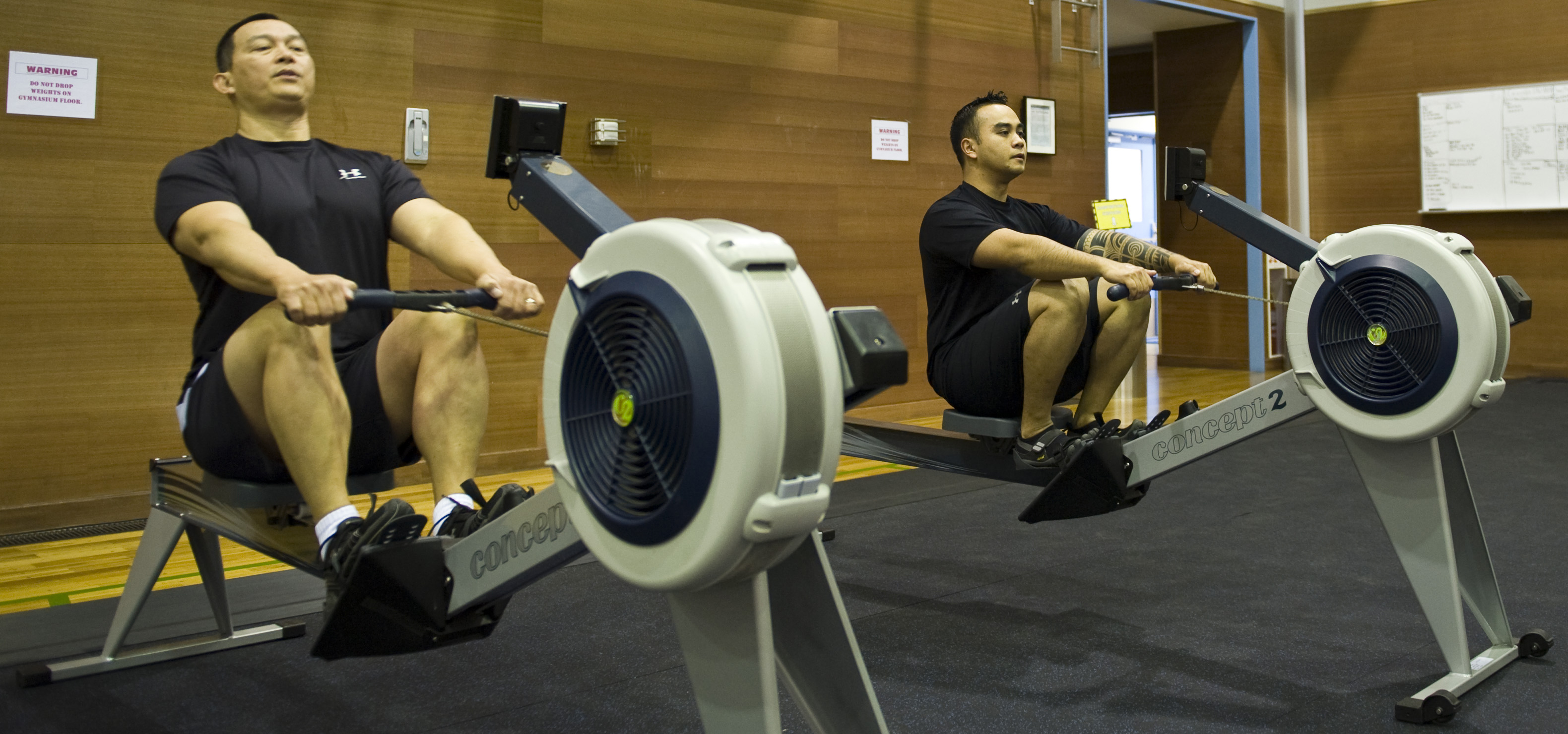 Gym top trim machine