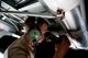 U.S. Air Force Senior Airman Sean McGuirk, a hydraulics technician for 4th Aircraft Maintenance unit, checks wires behind the tire of an AC-130U Spooky on Hurlburt Field, Fla., Jan. 12, 2012. A 4th AMU Airman provides maintenance support for the AC-130U Spooky gunships at home and down range. (U.S. Air Force photo/Airman 1st Class Christopher Williams)(Released)