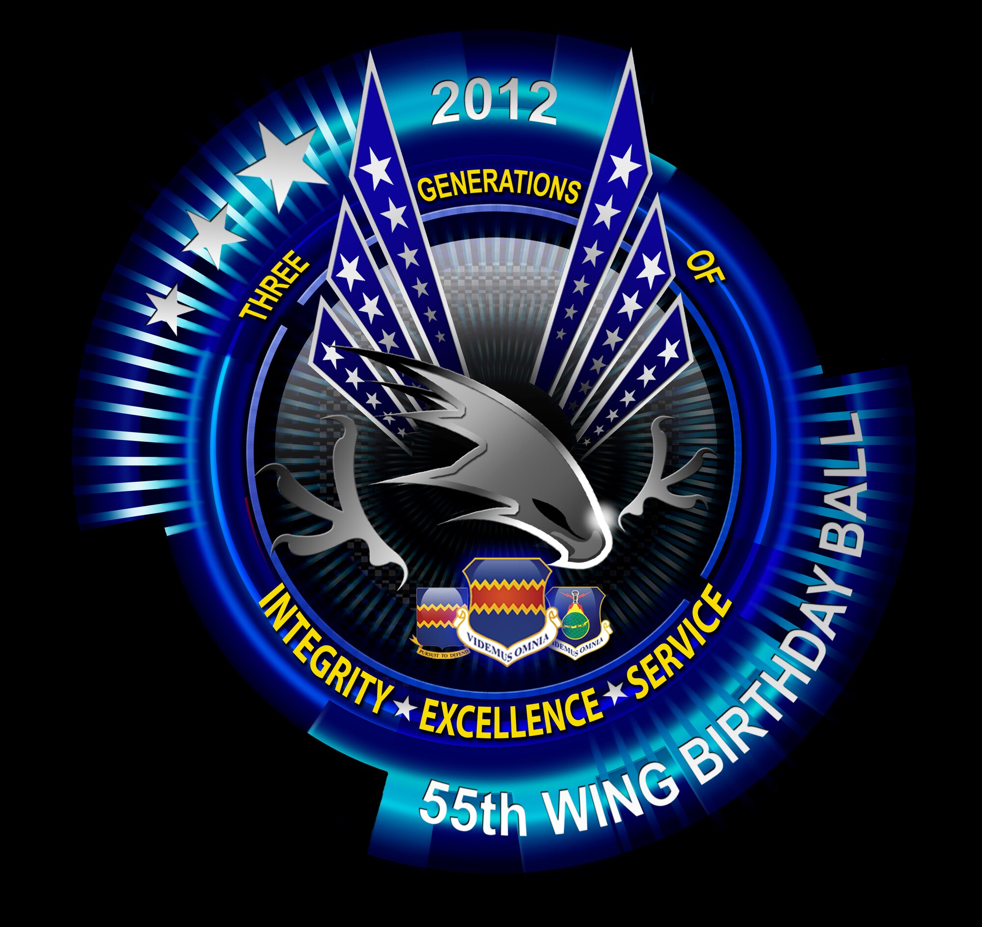 2012 55th Wing Birthday Ball Logo