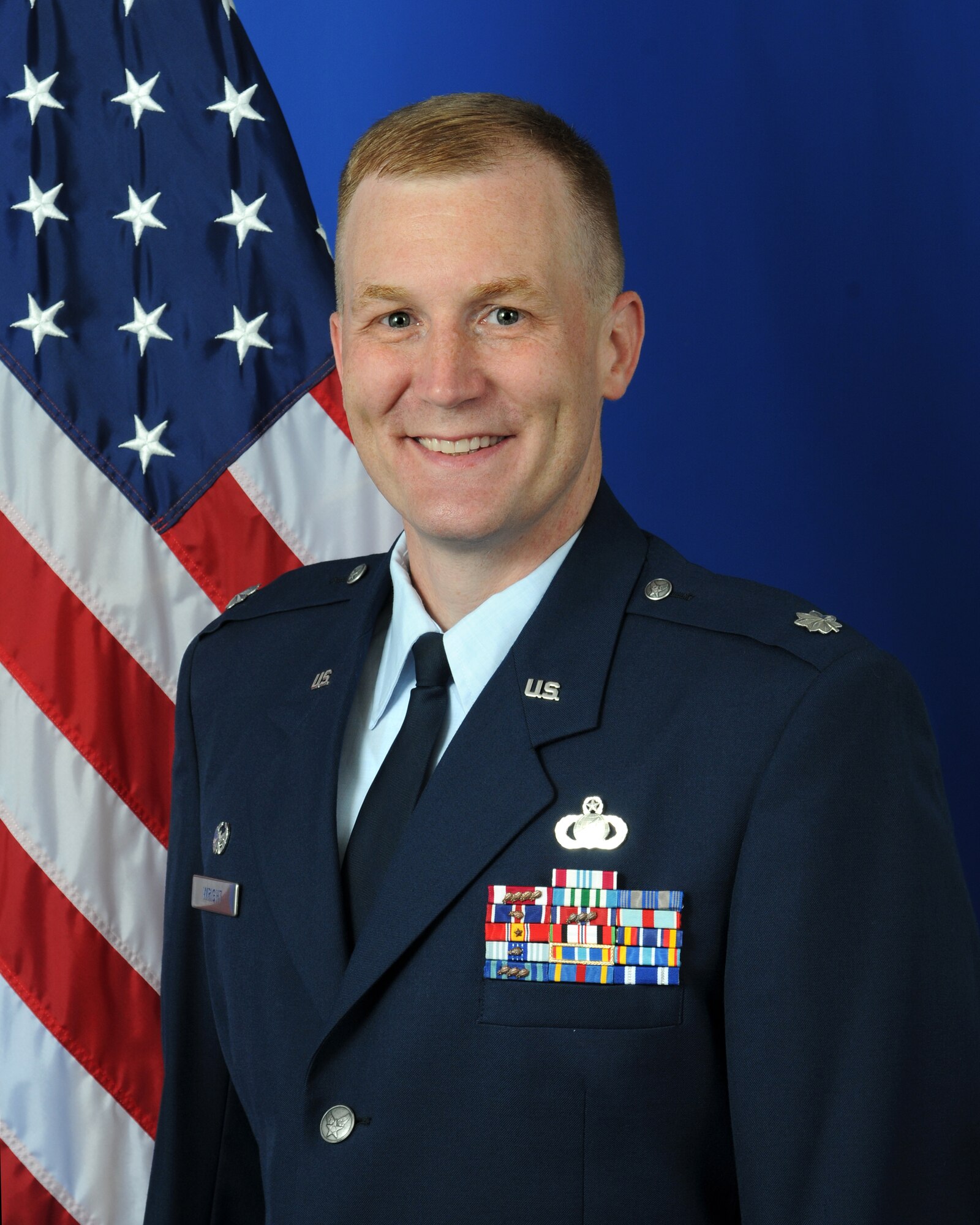 Lt. Col. Jonathan L. Wright, 81st Contracting Squadron commander, is Air Education and Training Command’s field grade officer of the year for 2011.  (U.S. Air Force photo by Adam Bond)