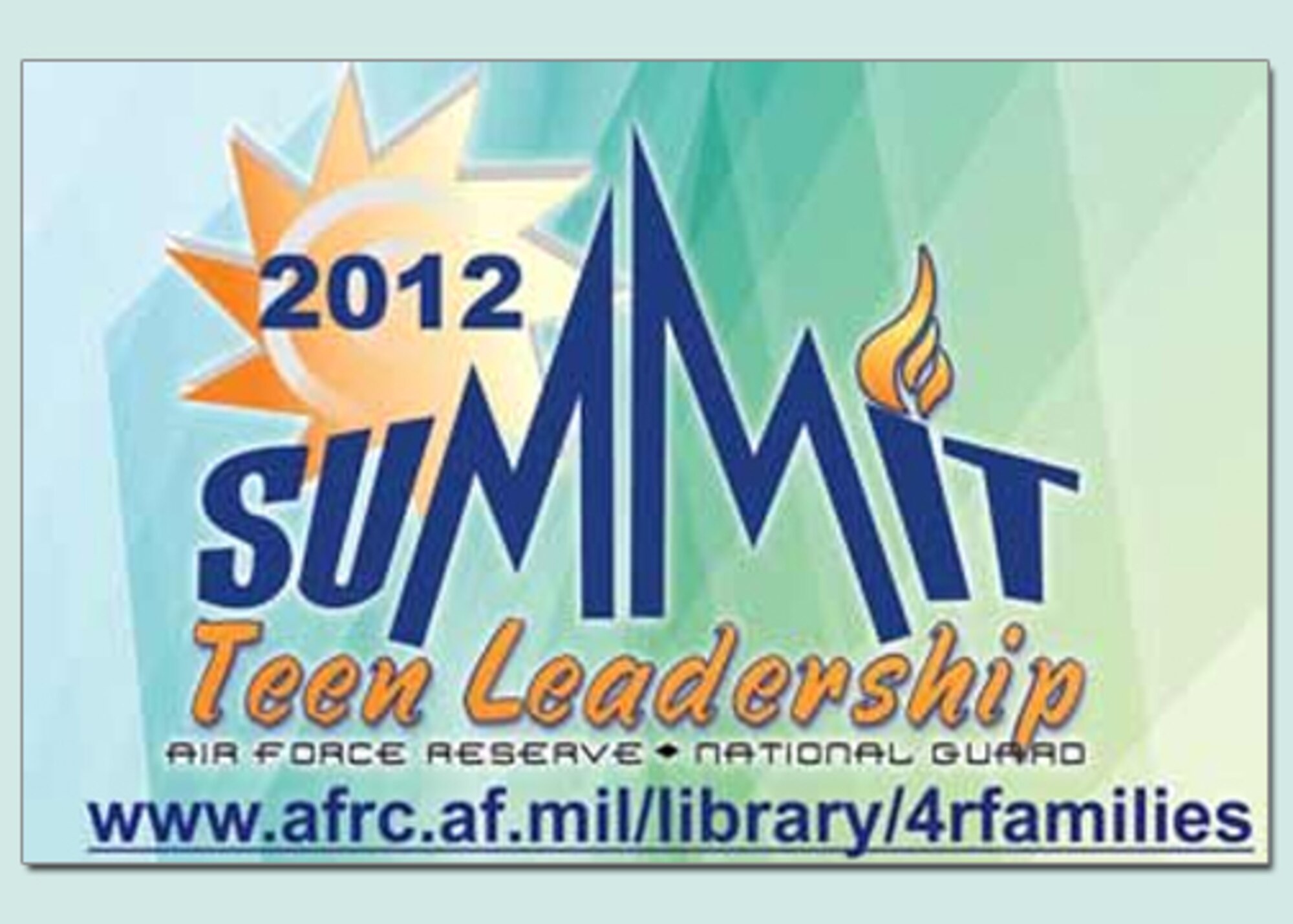 AFRC will once again host the AFR/ANG Teen Leadership Summits in
2012. (U.S.Air Force illulstration)
