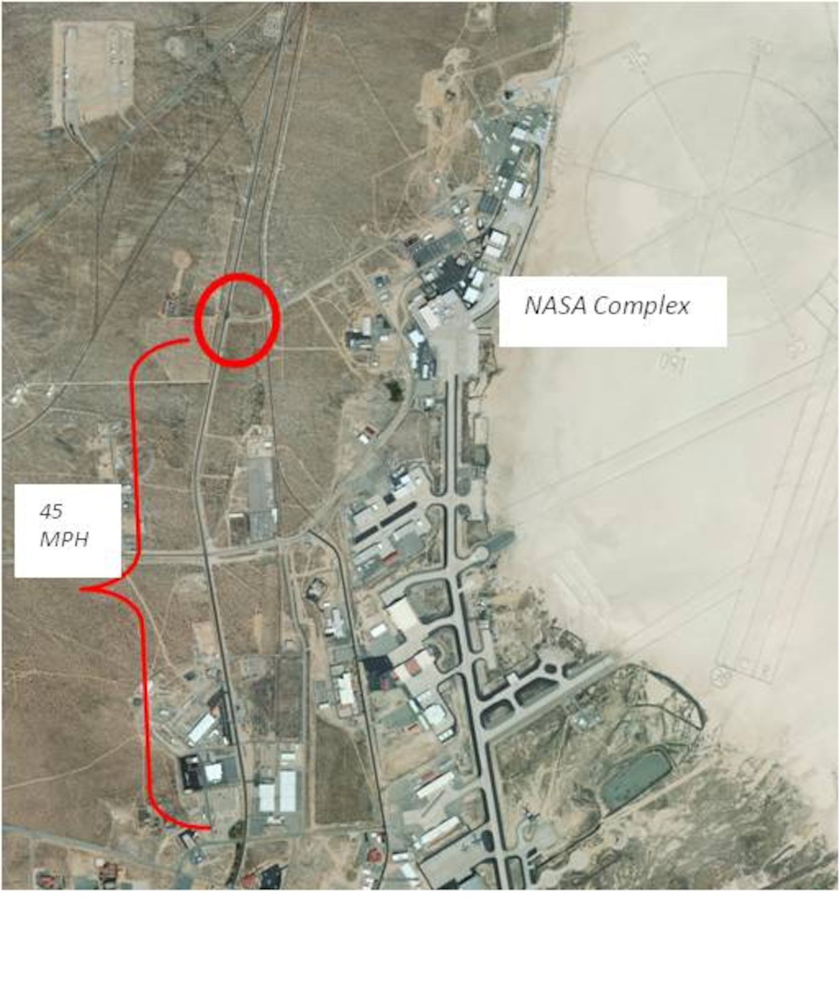 The speed limit along N. Rosamond Blvd. will be lowered to 45 MPH in preparation for a new stop sign at the intersection of Lilly and N. Rosamond Blvd. (Courtesy Photo) 
