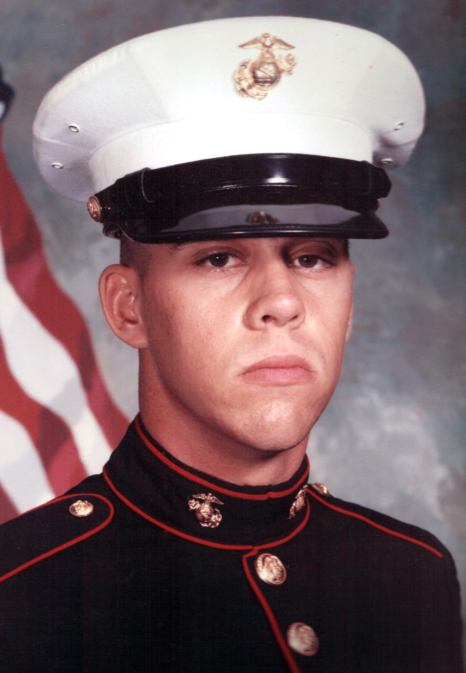 Private first class Bruce Cowperthwaite, Marine Corps Recruit Depot Parris Island, S.C., 1991.