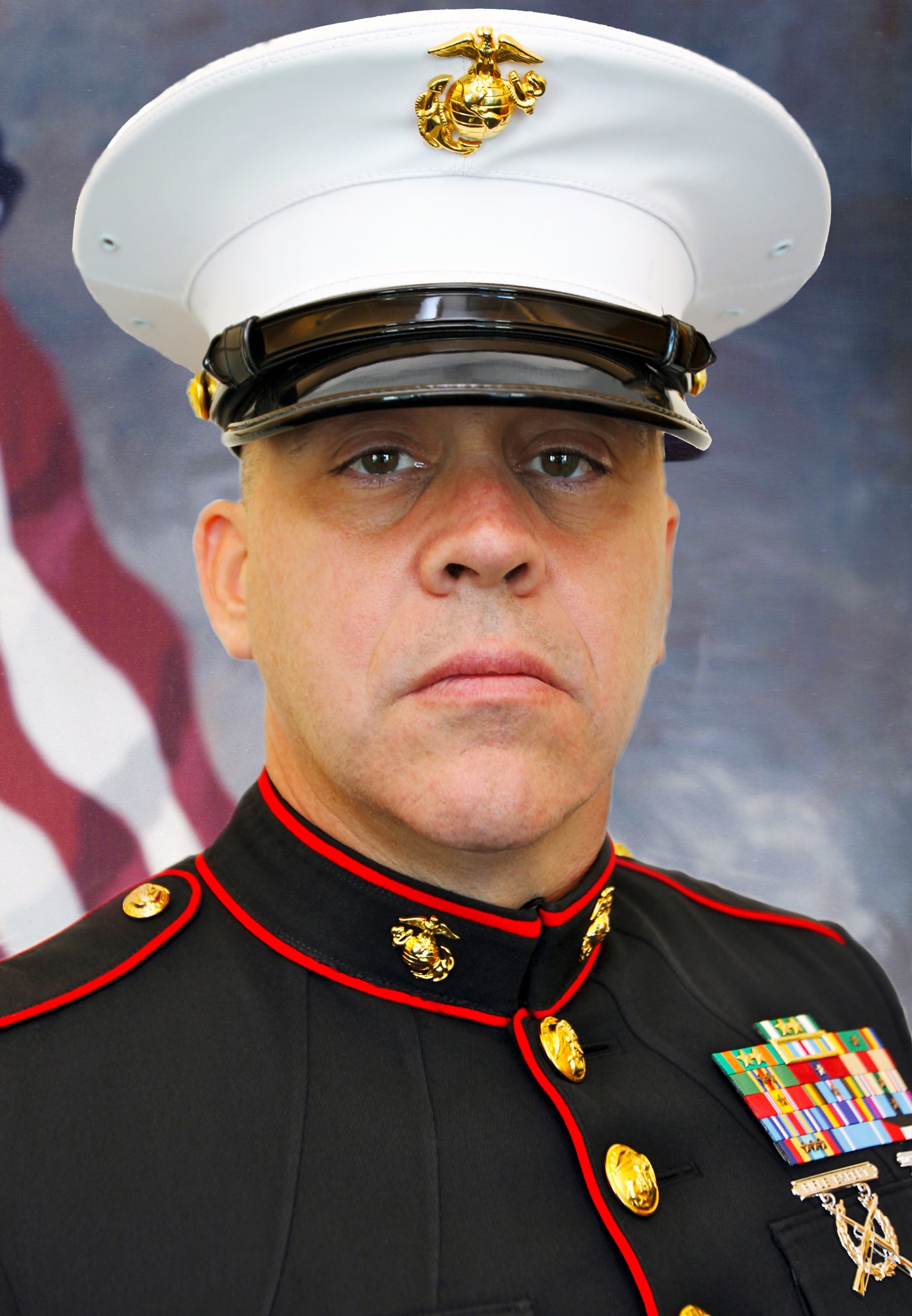 Sgt. Maj. Bruce Cowperthwaite, Marine Corps Recruiting Station Oklahoma City, 2012.