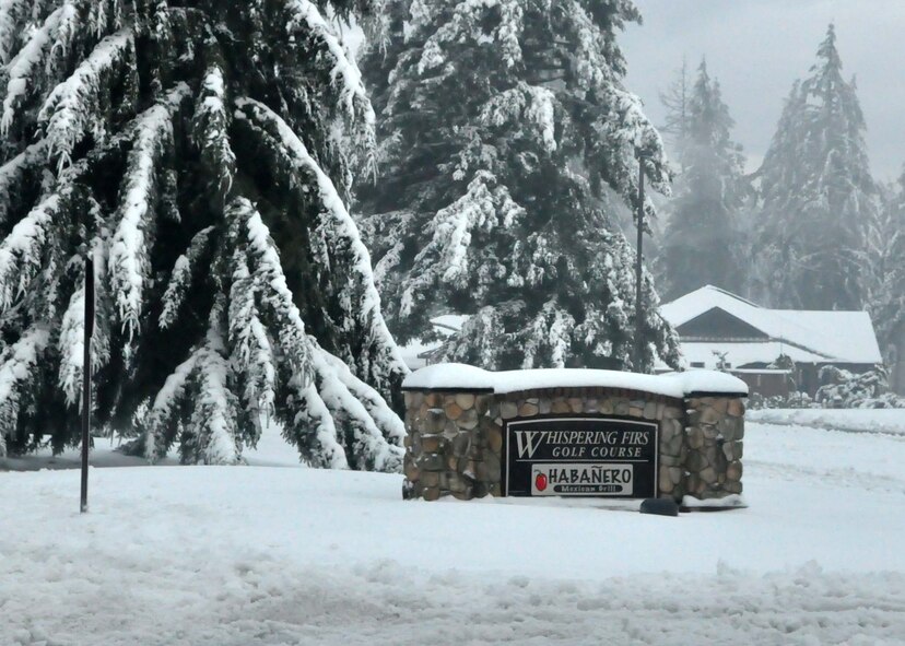 Habanero Grill remains closed after McChord Field experienced a winter storm which accumulated more than nine inches of snow Jan. 20, 2012, at Joint Base Lewis-McChord, Wash. (U.S. Air Force photo/Airman 1st Class Leah Young)