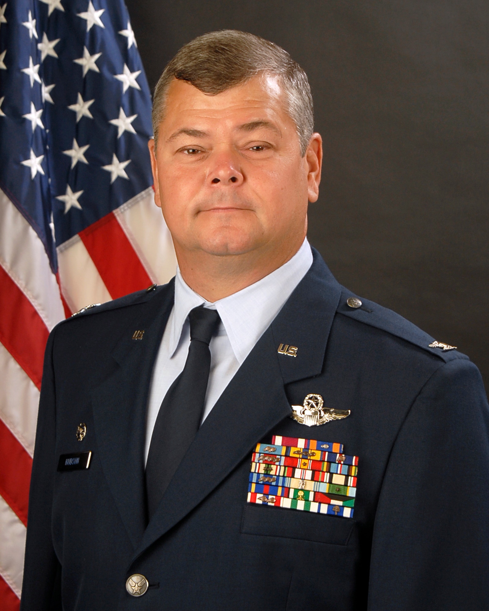 Col Michael Hudson, Commander of the 169th Fighter Wing, McEntire JNGB, S.C., poses for his official portrait on August 29, 2011. (Photo taken while Vice Commander, as of 7 January Col. Hudson is 169th FW Commander)
(SCANG photo by TSgt Caycee Cook)