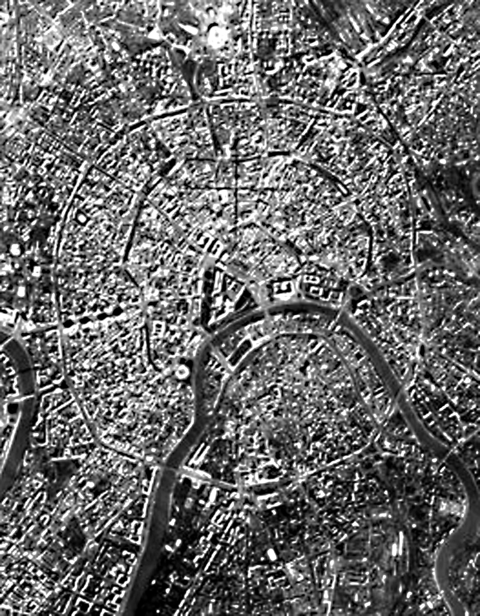 HEXAGON mapping camera image of Moscow, USSR, April 6, 1979. (Photo courtesy of U.S. Geological Survey)