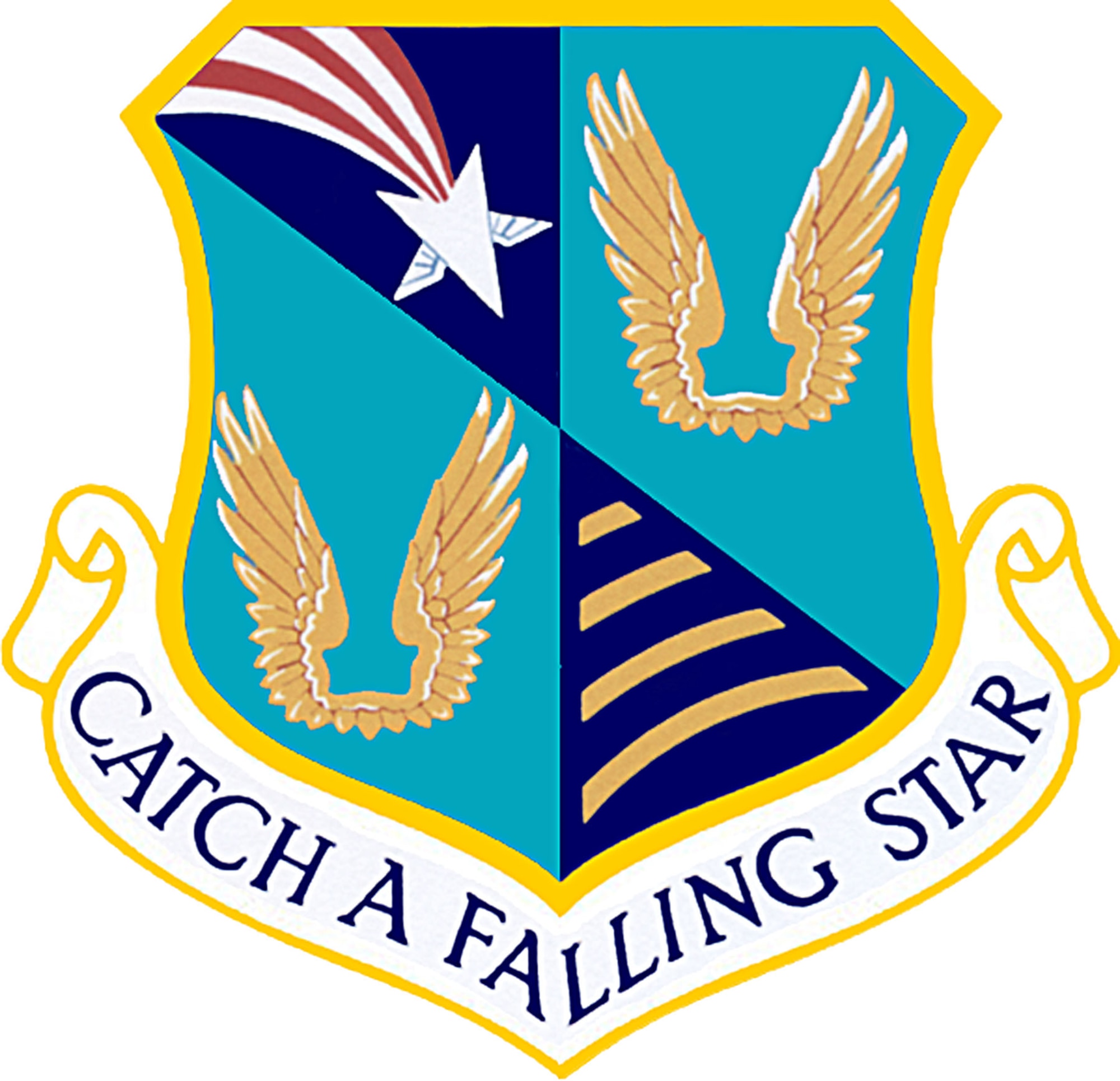 Emblem of the USAF 6594th Test Group, Hickam Field, Hawaii, whose motto “Catch a Falling Star” perfectly captured their mission.