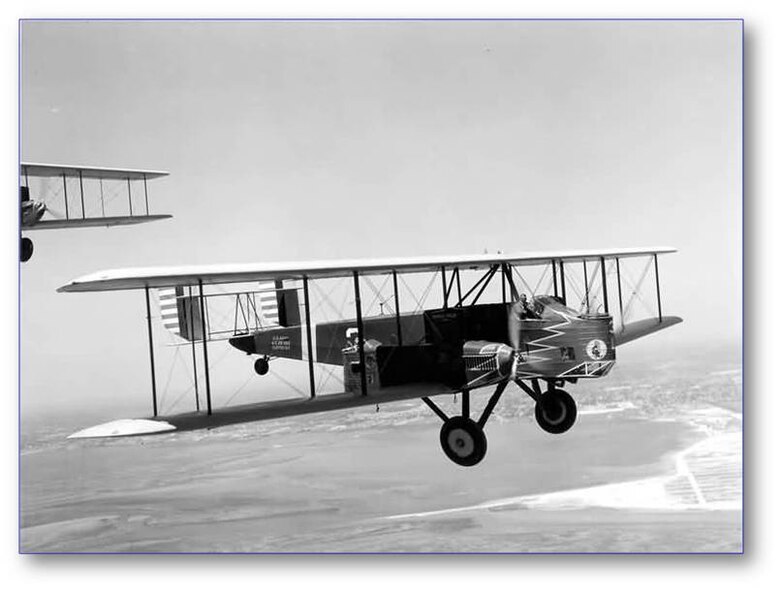 On Jan. 17, 1932, the 11th Bombardment Squadron flew a hazardous mission to drop food supplies to a band of Native Americans snowbound near Winslow, Ariz. Lt. Charles Howard, 11 BS commanding officer, was later awarded the Mackay Trophy for the most meritorious flight in the Air Corps for the year 1932.