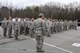 Members of the 202nd Engineering Installation Squadron (EIS) stand at attention during a ribbon cutting ceremony in front of their new home on Robins Air Force Base, Ga., Jan. 21, 2012.  The 202nd EIS had been stationed at the Macon, Ga., airport since the unit was formed in 1952.   They began the move to their new location at Robins Air Force Base in Sept. 2012.
(Air National Guard photo by Master Sgt. Roger Parsons/Released)