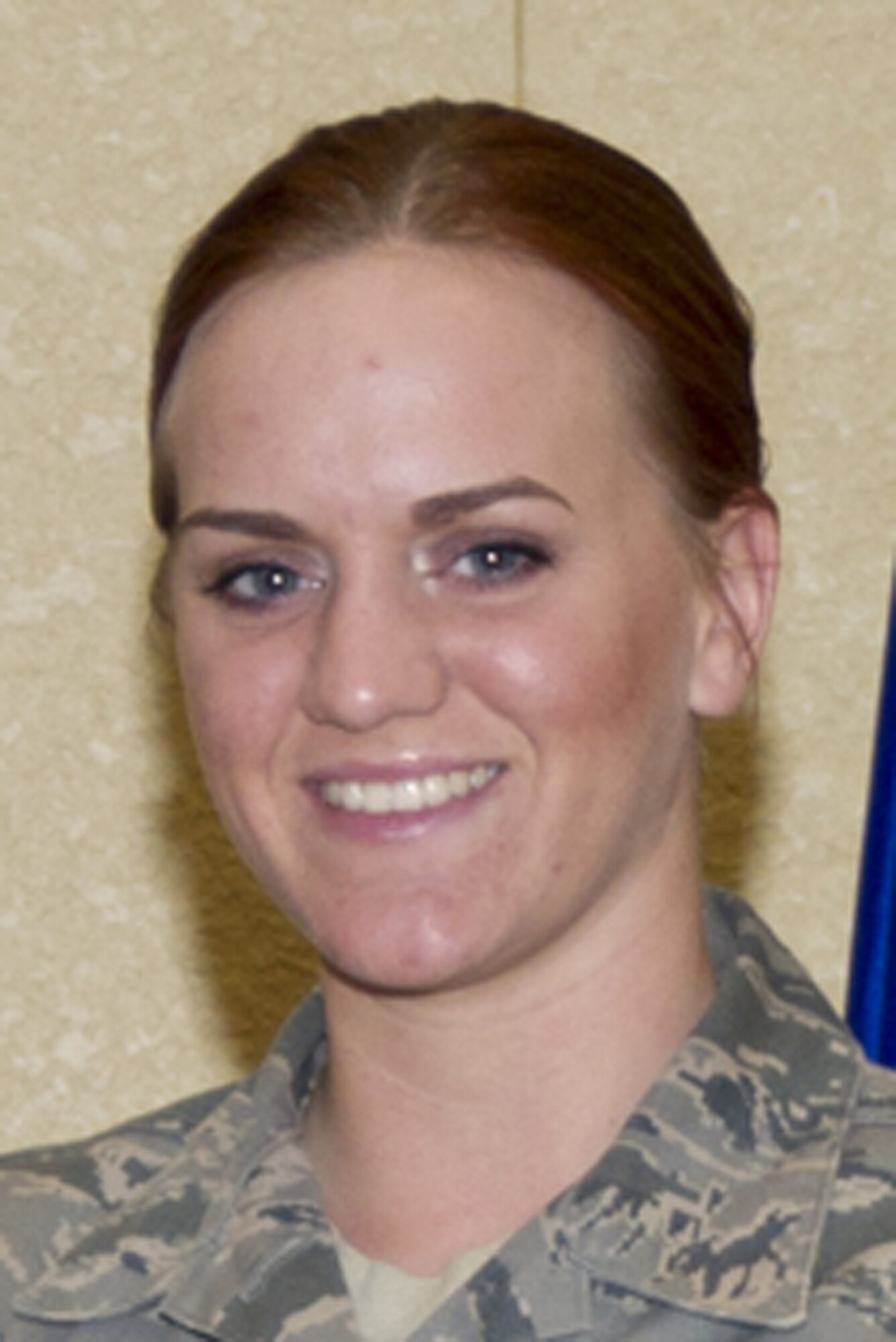 Airman 1st Class Emily Franklin, 345th Airlift Squadron, is the 81st Training Wing’s Spartan of the Quarter.  (U.S. Air Force photo by Adam Bond)
