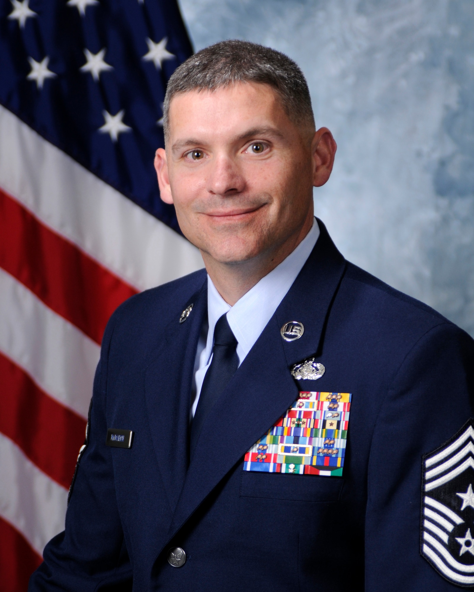 Chief Master Sgt. Patrick McMahon, 50th Space Wing command chief