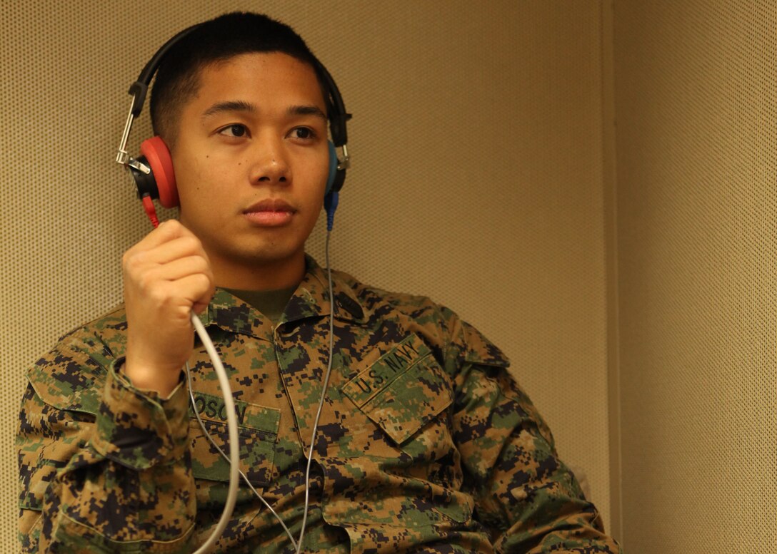 Soldiers with the Japanese Ground Self Defense Force work out of the combat operations center set up at Edson Range during the staff planning exercise, Jan. 24. The JGSDF are here to participate in Exercise Iron Fist 2012 with the 15th Marine Expeditionary Unit, a unique training opportunity for both services.