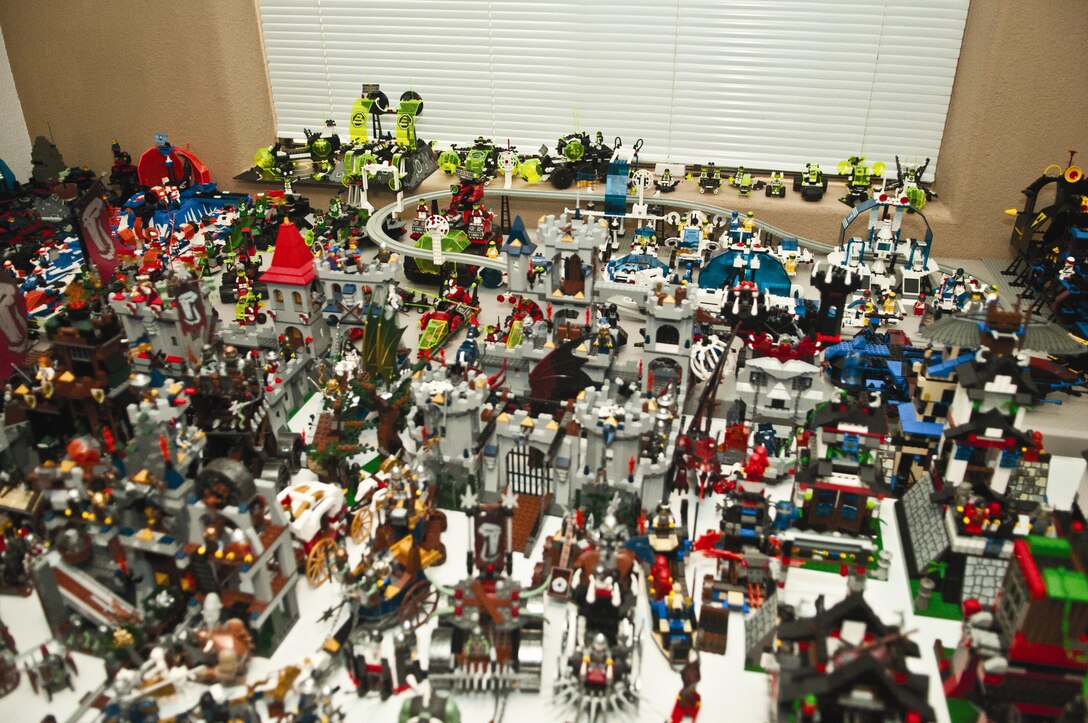 Capt. Kyle Ugone achieved the Guinness World Record holder for the most completed Lego sets in a private collection with an astonishing 1,091 sets. Ugone actually has 1,251 sets, but some did not count toward the record due to being reproductions or not having the original instructions.