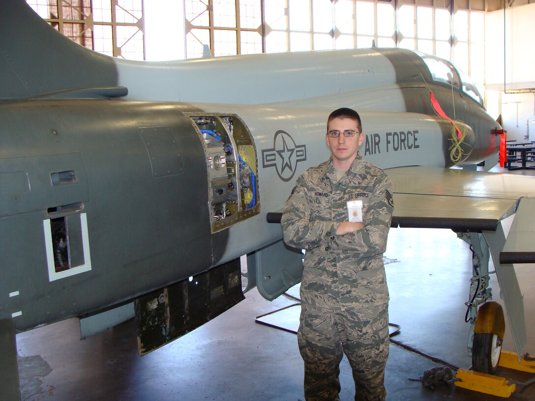 Staff Sgt. Matthew Howard, 364th Training Squadron graduate, completed the Hydraulic Systems Apprentice course with a score of 100 percent, earning the Ace Award, at Sheppard Air Force Base, Texas, Jan. 27, 2012. This is a demanding 49 academic days course that both mentally and physically prepares Airmen for the United States Air Force while training on the principles of operation, assembly/disassembly, inspection, testing, adjustment, and repair of aircraft hydraulic systems and components. Howard will become a member of the 166th Maintenance Squadron, Delaware Air National Guard, Del. (U.S. Air Force courtesy photo)
