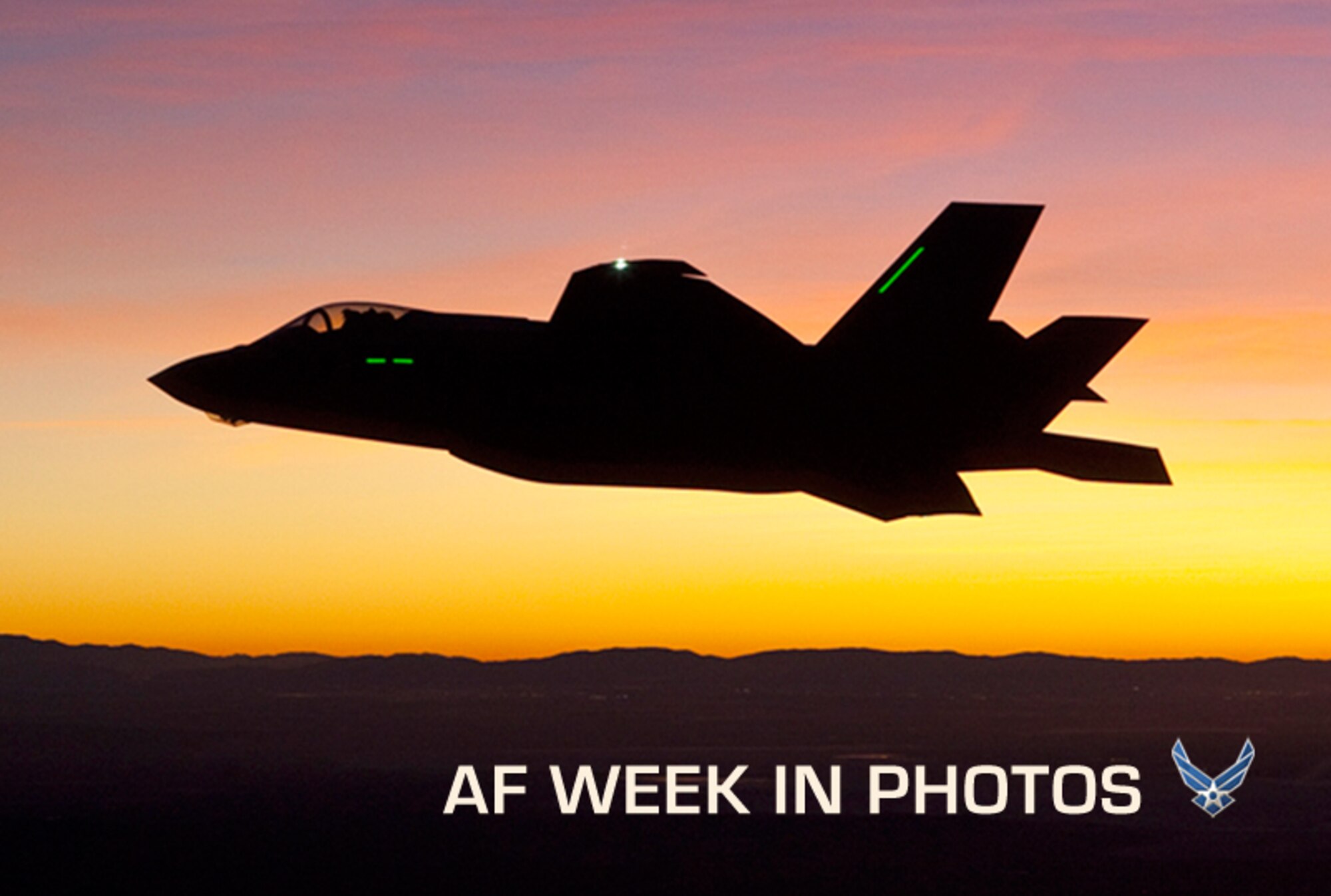 A pilot takes the F-35 Lightning II joint strike fighter up for its first night flight near Edwards Air Force Base, Calif., Jan. 18, 2012. (Courtesy photo Tom Reynolds/Lockheed Martin)
