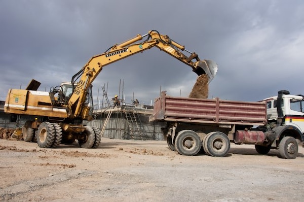 AFGHANISTAN — U.S. Army Corps of Engineers Afghanistan Engineering District-South's ongoing construction at an Afghan national army facility in the Herat area.