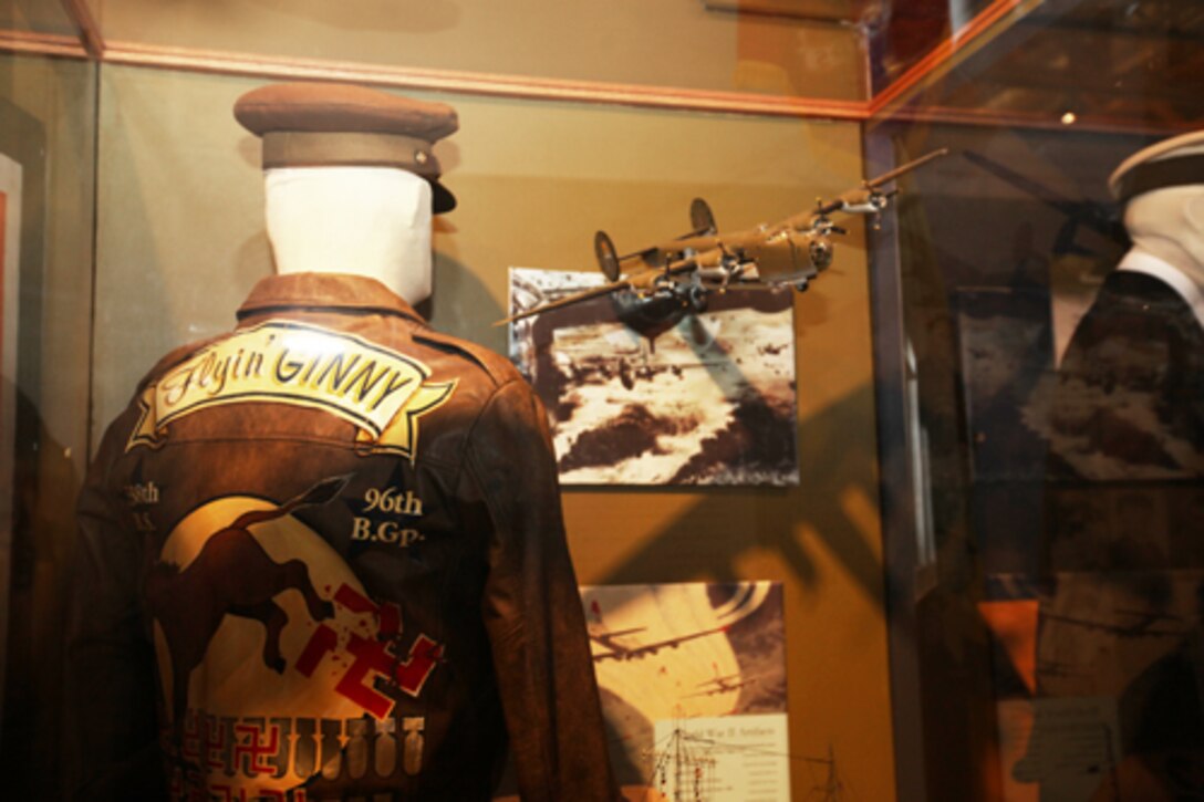 Artifacts, uniforms and images covering 300 square feet of the museum are displayed during the grand opening of the Warriors of Carteret County exhibit held at the History Place, Jan. 27. The Warriors exhibit features history and artifacts that surround the country’s men and women dating back to Wor