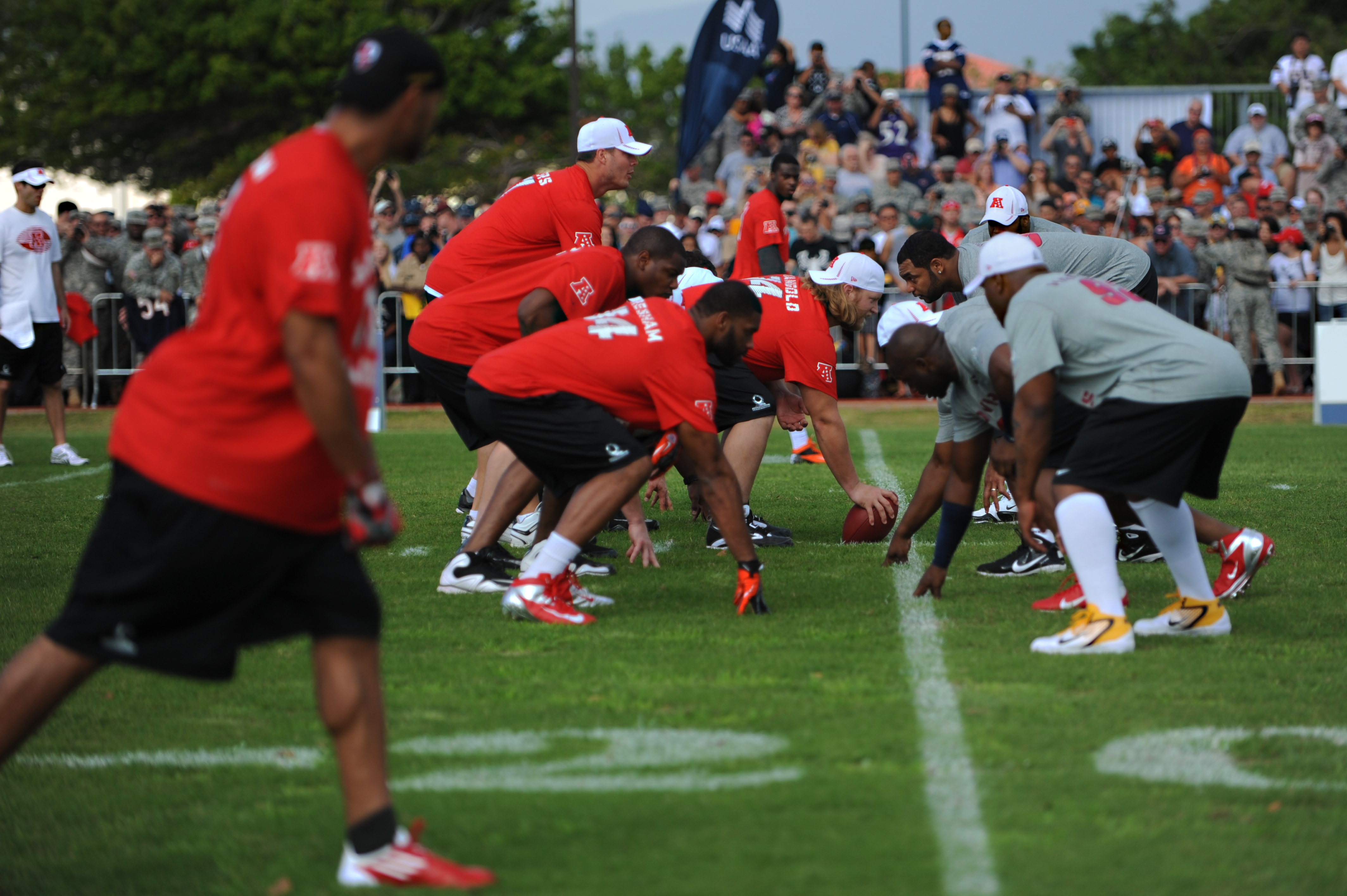 Pro Bowl practice at Hickam