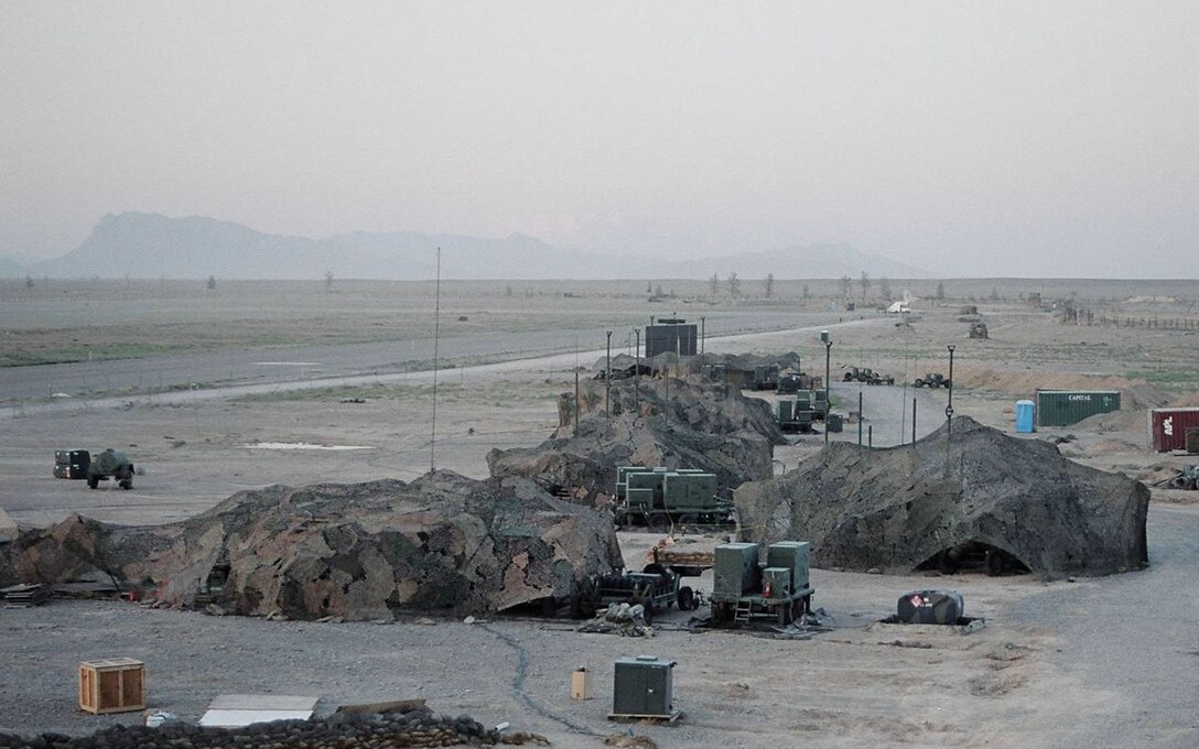 An Electronic Systems Center team is  updating a key component of the Control and Reporting Center, shown here at a deployed location.  The team is working to upgrade the CRC Operations Module and recently put out a request for information.  (Courtesy photo)

