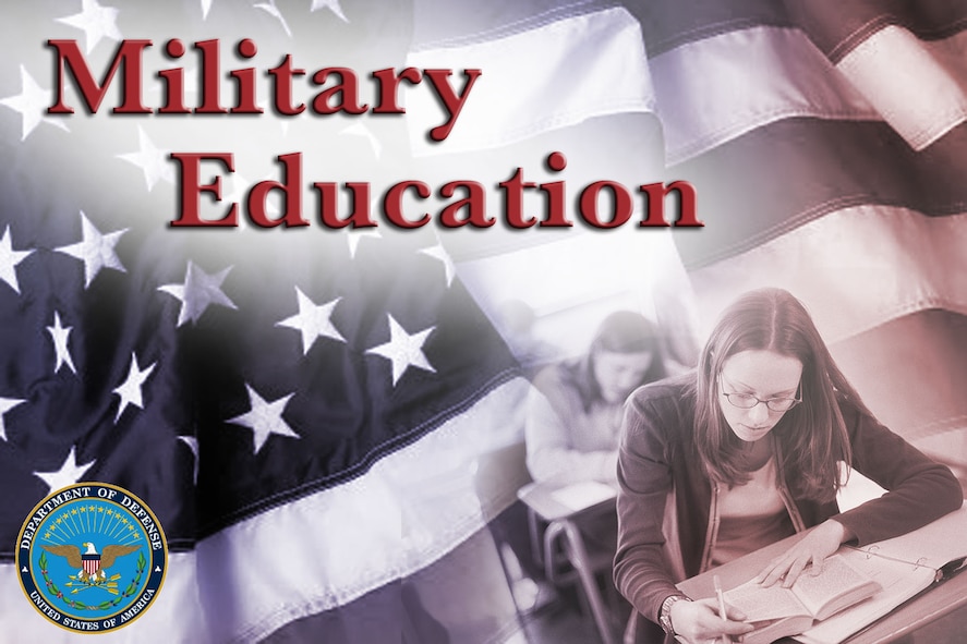 To improve education for military personnel, the Department of Defense Voluntary Education Partnership established a memorandum of understanding for all eligible institutions. The MOU is an agreement between the DOD and educational institutions that require a signature before an institute can receive funds through the tuition assistance program. (U.S. Air Force illustration by Airman 1st Class Douglas Ellis/Released)
