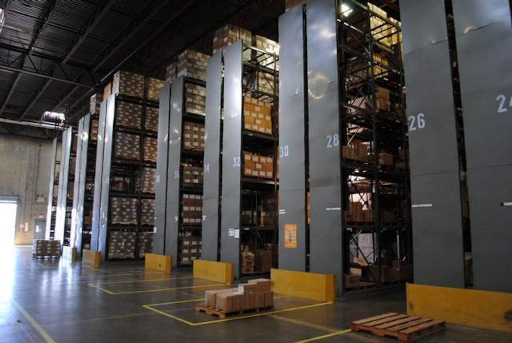 Some areas of the Air Force Career Development Academy resemble the warehouse where the Ark of the Covenant was stored in ‘Raiders of the Lost Ark.' Others areas are stocked with correlators and other shipping equipment. The site on Gunter, which requires its own zip code, handles the production and distribution of education material for enlisted Airmen under the direction of the Barnes Center. (Air Force photo/Christopher Kratzer)