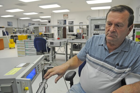 Victor Miller earned the title of 4th Fighter Wing 2011 Appropriated Fund Jr. Civilian of the Year during a ceremony at Seymour Johnson Air Force Base, N.C., Jan. 28, 2012. Miller works at the 4th Component Maintenance Squadron. (U.S. Air Force photo/Senior Airman Gino Reyes)