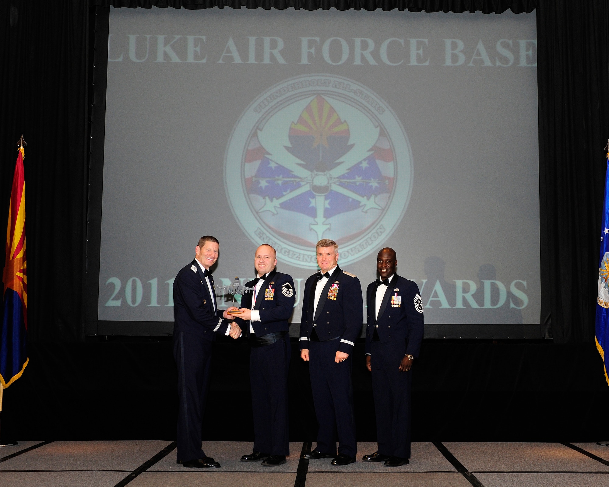 Master Sgt. Matthew Pulsipher, 56th Fighter Wing senior noncommissioned officer of the year (U.S. Air Force photo by Staff Sgt. Jason Colbert)