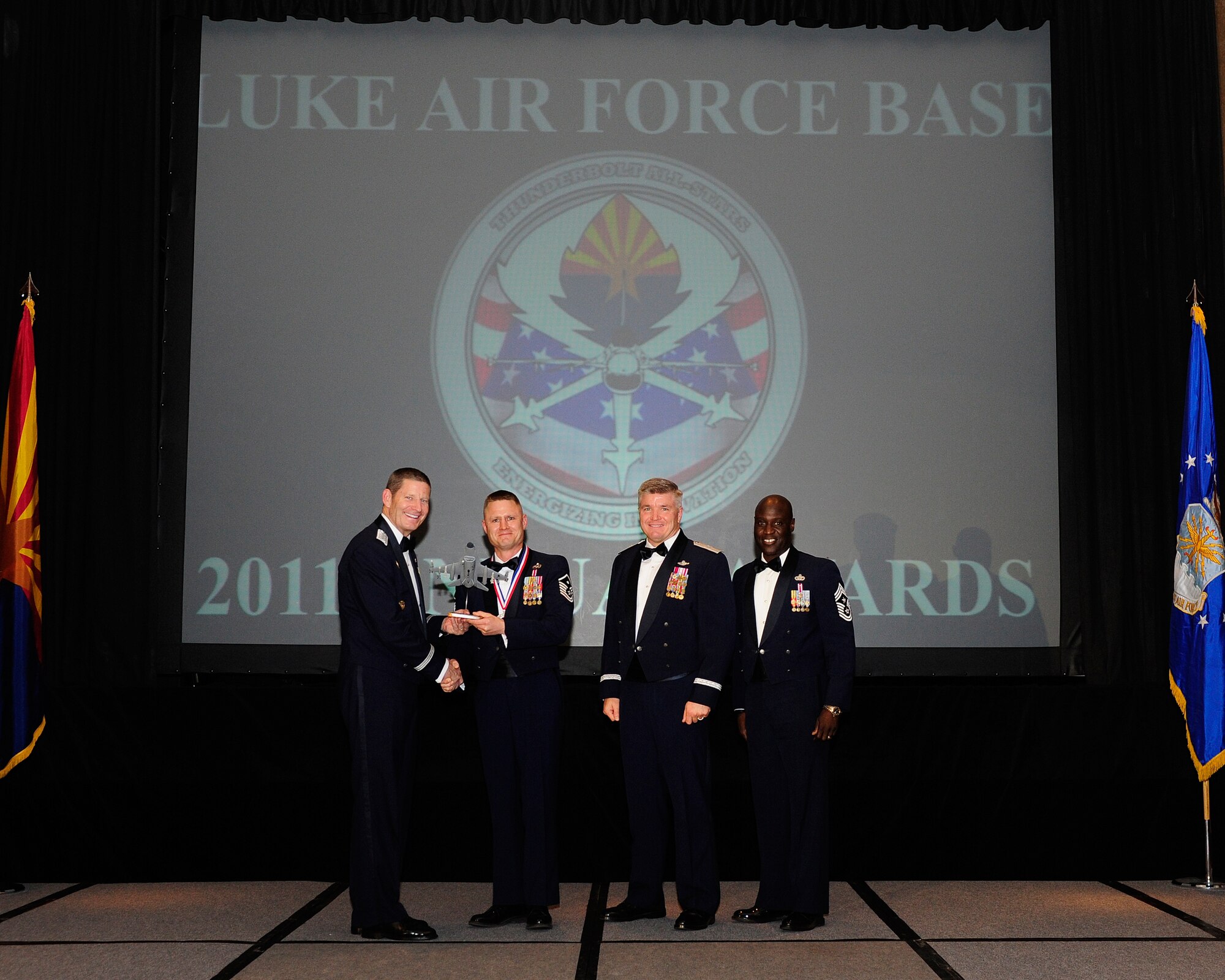 Master Sgt. Paul Lancaster, 56th Fighter Wing 1st Sgt. of the year (U.S. Air Force photo by Staff Sgt. Jason Colbert)