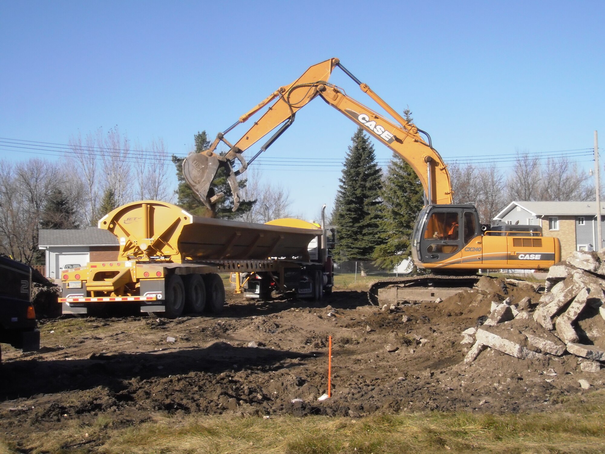 LACKLAND AIR FORCE BASE, Texas -- The Air Force is fully engaged in diverting as much construction and demolition debris from its waste stream as possible. Courtesy photo