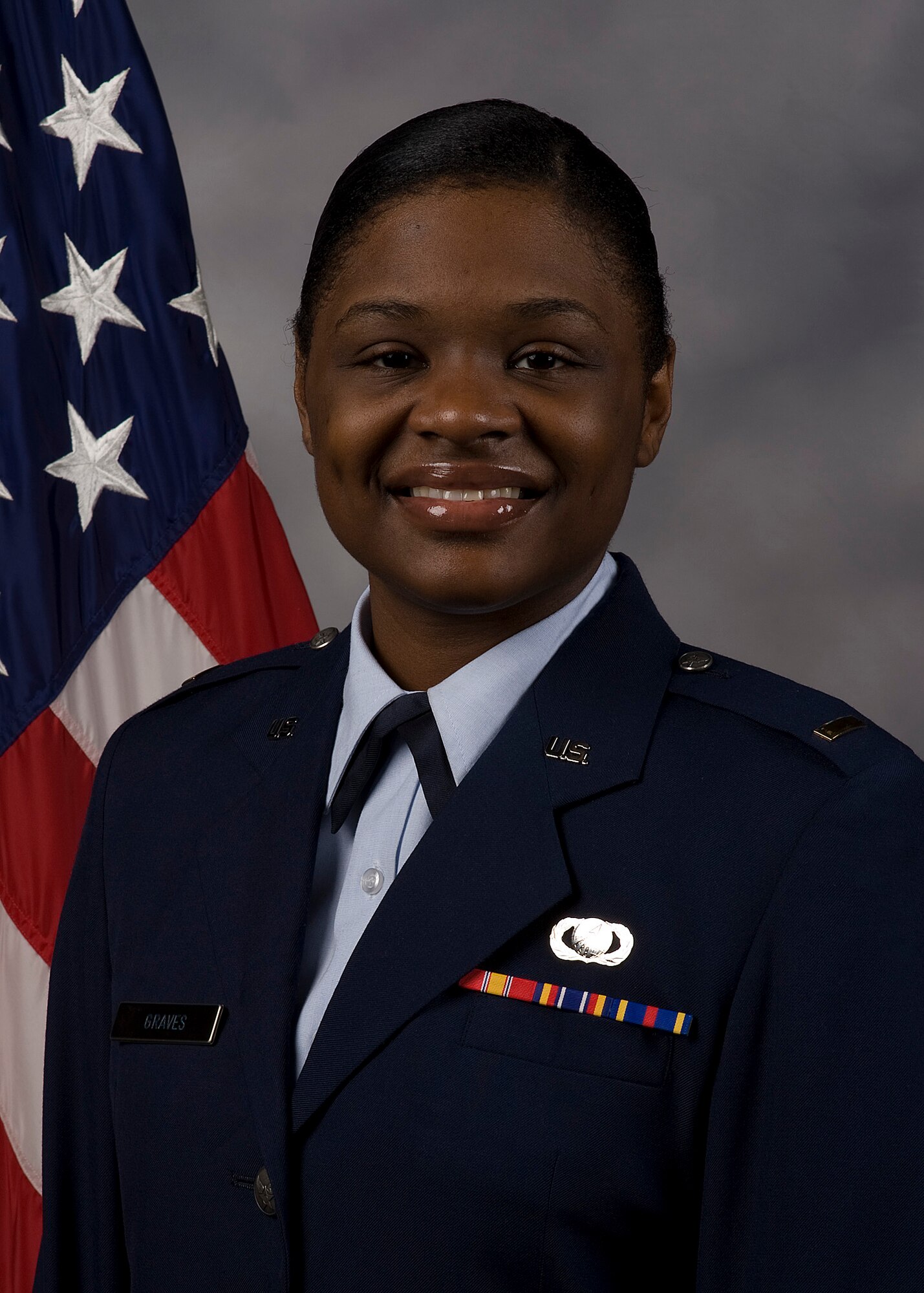 2nd Lt. Avante Graves, deputy financial officer with the 436th Comptroller Squadron
