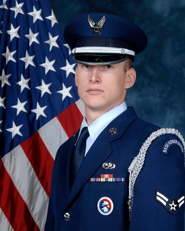 Airman 1st Class Donald Farris, 437th Aircraft Maintenance Squadron communication navigations journeyman, was selected as the Joint Base Charleston May’s Honor Guard member of the month. (Courtesy photo)