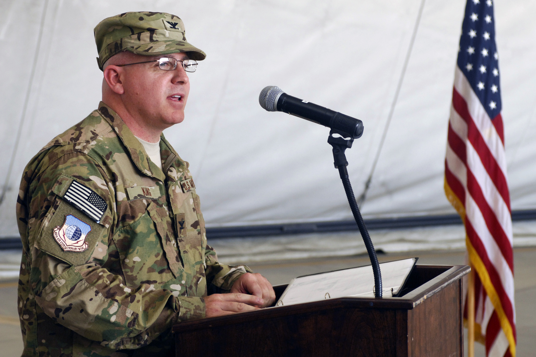 455th Expeditionary Maintenance Group welcomes new commander