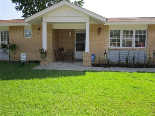 Forest City Communities recently announced their June Yard of the Month Winners. This yard belongs to Airman 1st Class Kendall Johnson from the 437th Aerial Port Squadron. Yard of the month winners receive a gift card for a local home improvement store.  (Courtesy photo)
