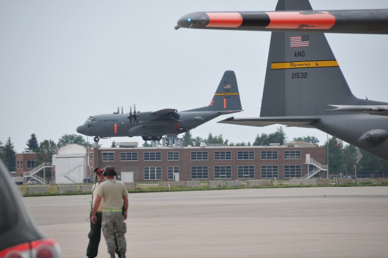 153rd Airlift Wing Modular Airborne Firefighting System > Wyoming Air