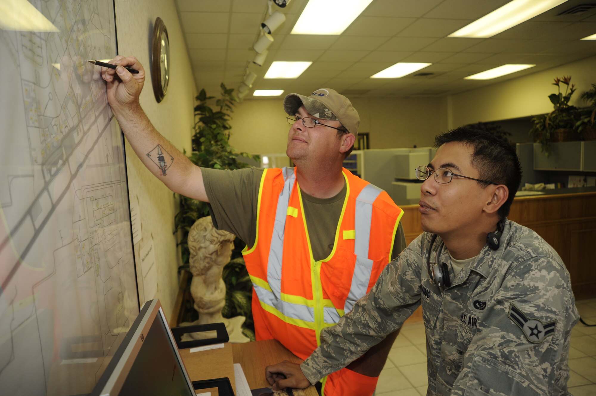 Airman 1st Class Virclay B. Irving, 92nd Civil Engineer Squadron operations management, has been selected as a member of Team Fairchild's elite, Fairchild's Finest at Fairchild Air Force Base, Wash. (U.S. Air Force photo by Airman 1st Class Ryan Zeski/Released)